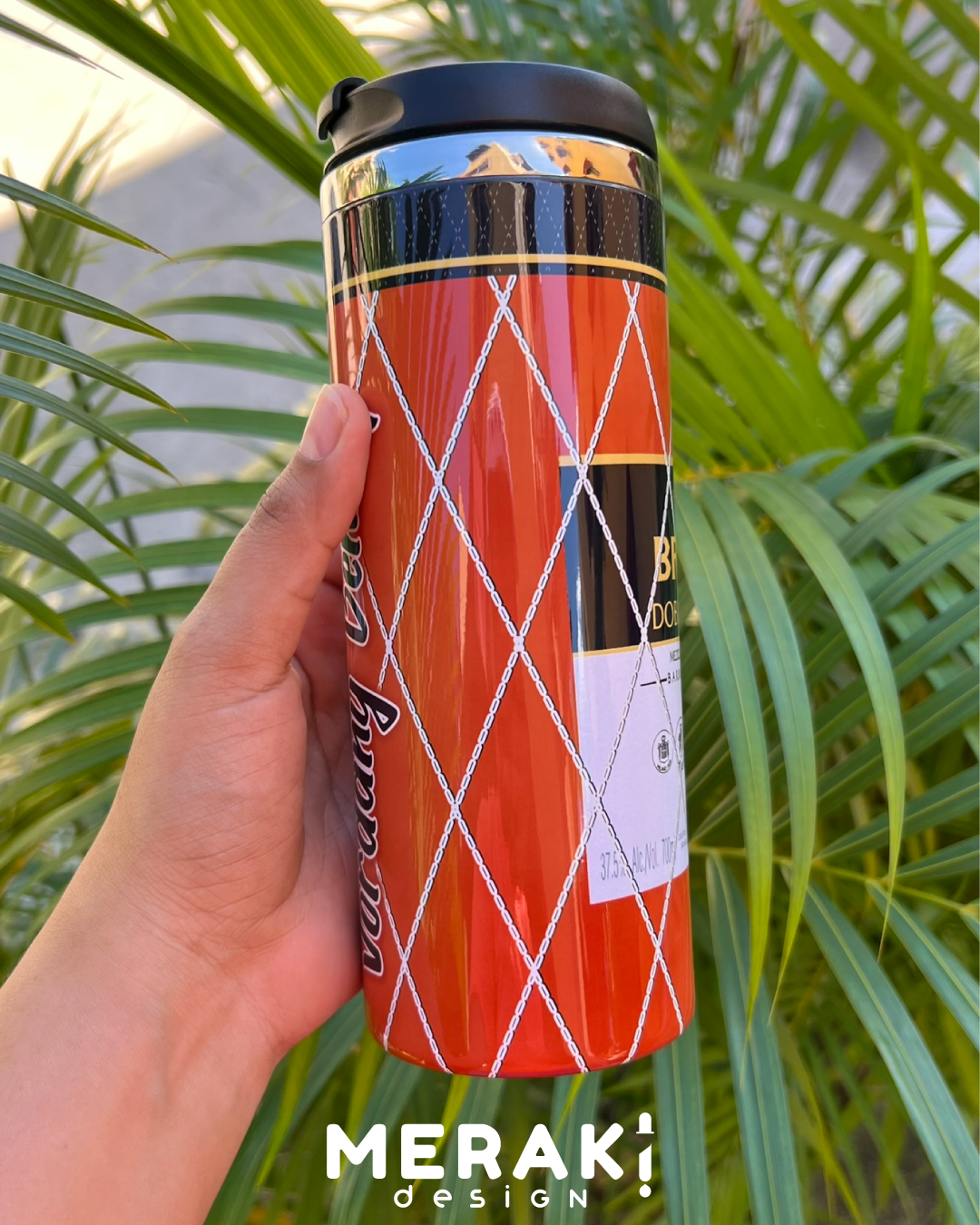 🥃 Vaso Térmico Two Layer 450ml – Diseño Exclusivo Brugal Doble Reserva 🥃