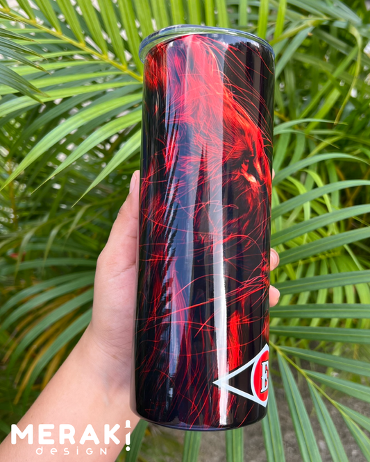 ⚾️🏆 Vaso Térmico Tumblr 20onz Personalizado – ¡Orgullo de los Leones del Escogido! 🏆⚾️