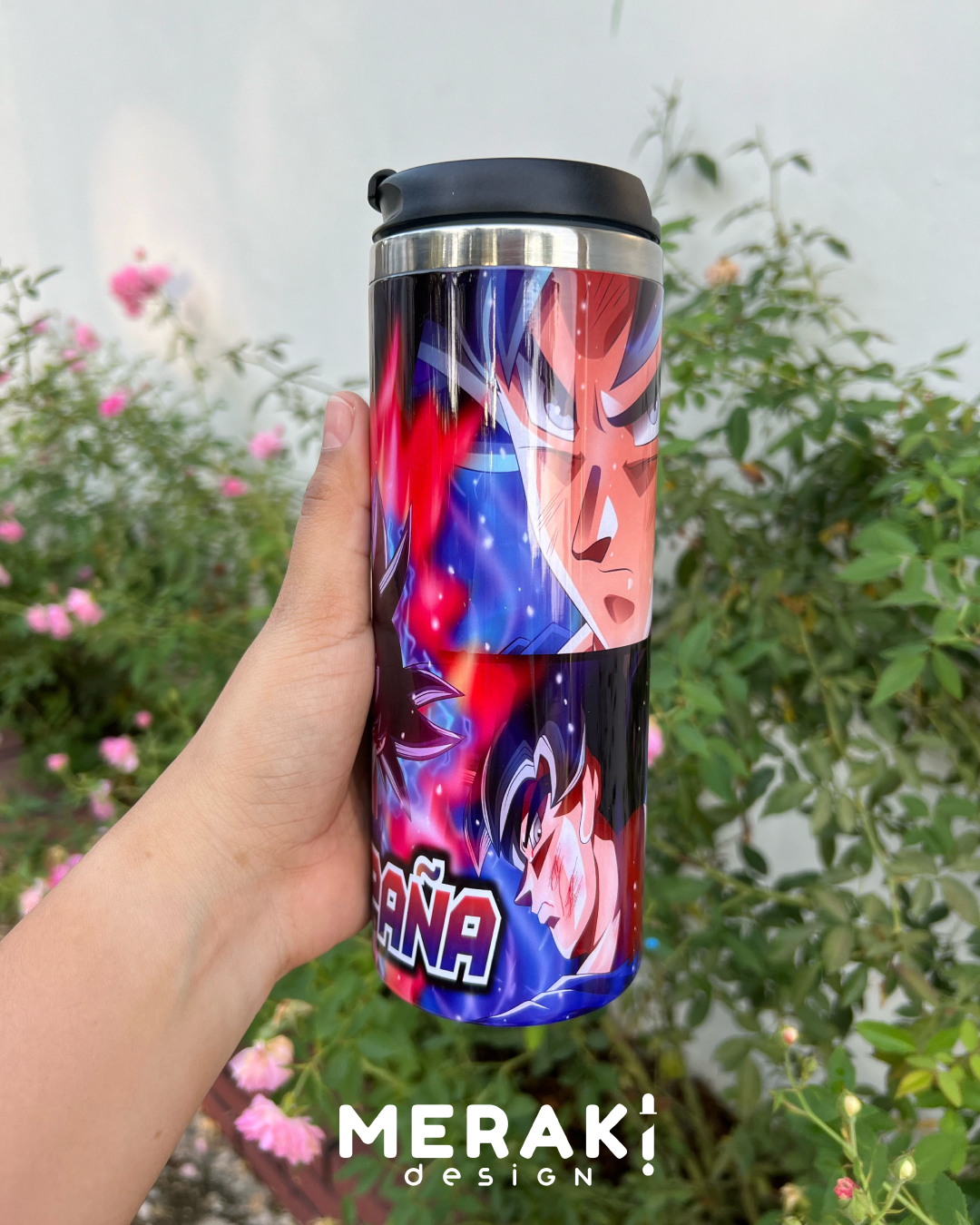 🔥⚡ Vaso Térmico Two Layer – Diseño de Goku Ultra Instinto ⚡🔥