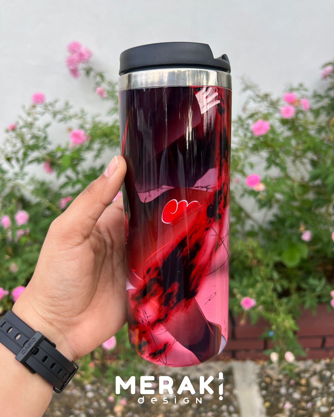 🔥 Vaso Térmico Personalizado de Itachi – El Regalo Perfecto para Fans del Anime 🔥