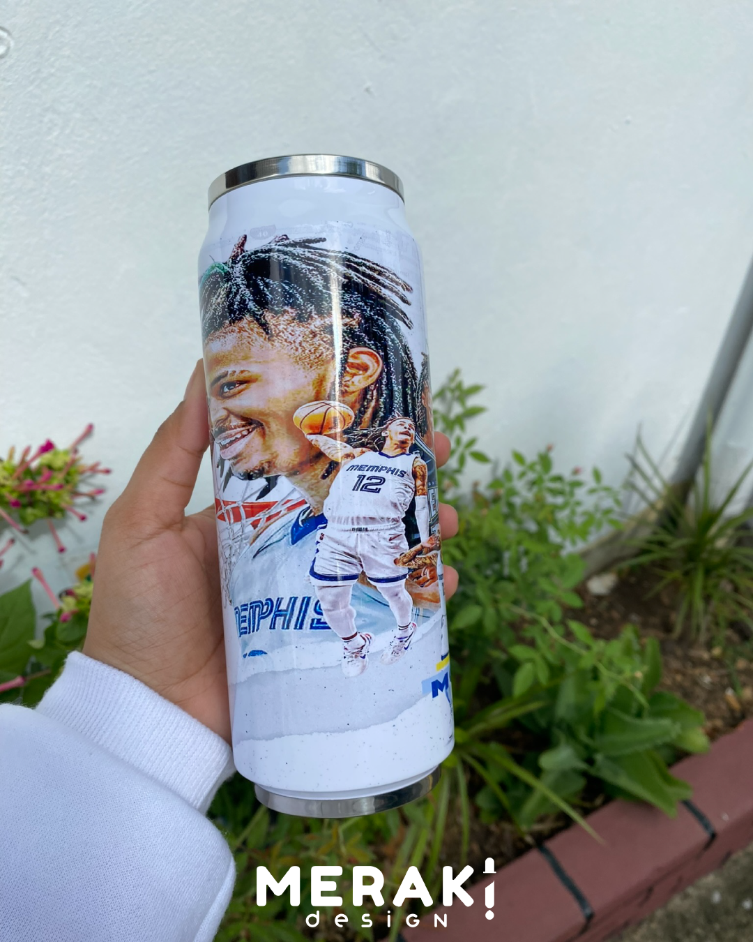 🏀🔥 Vaso térmico Cola Cam de 17oz personalizado de Ja Morant 🔥🏀