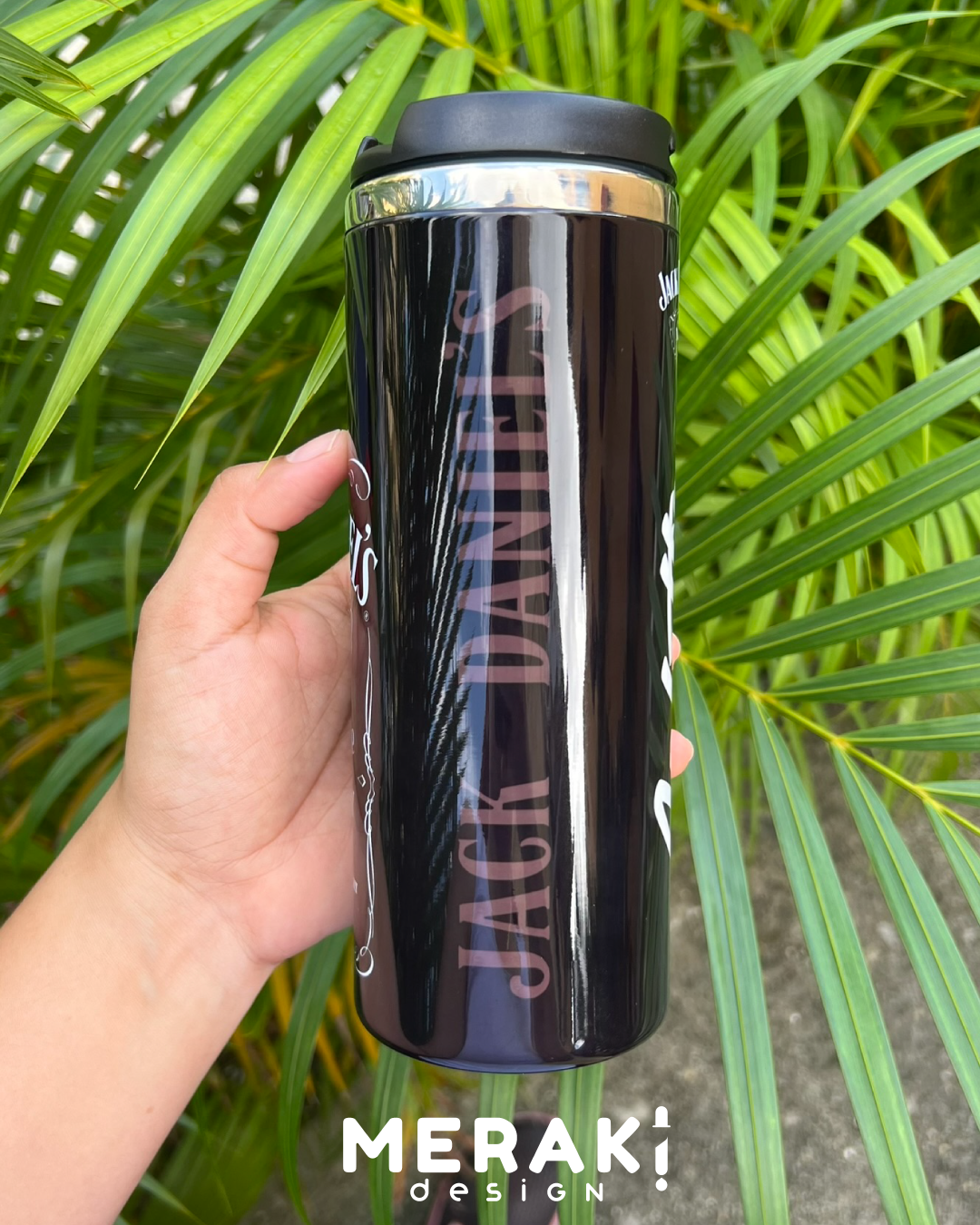 🥃 Vaso Térmico Two Layer 450ml – Diseño Exclusivo de Jack Daniel’s 🔥