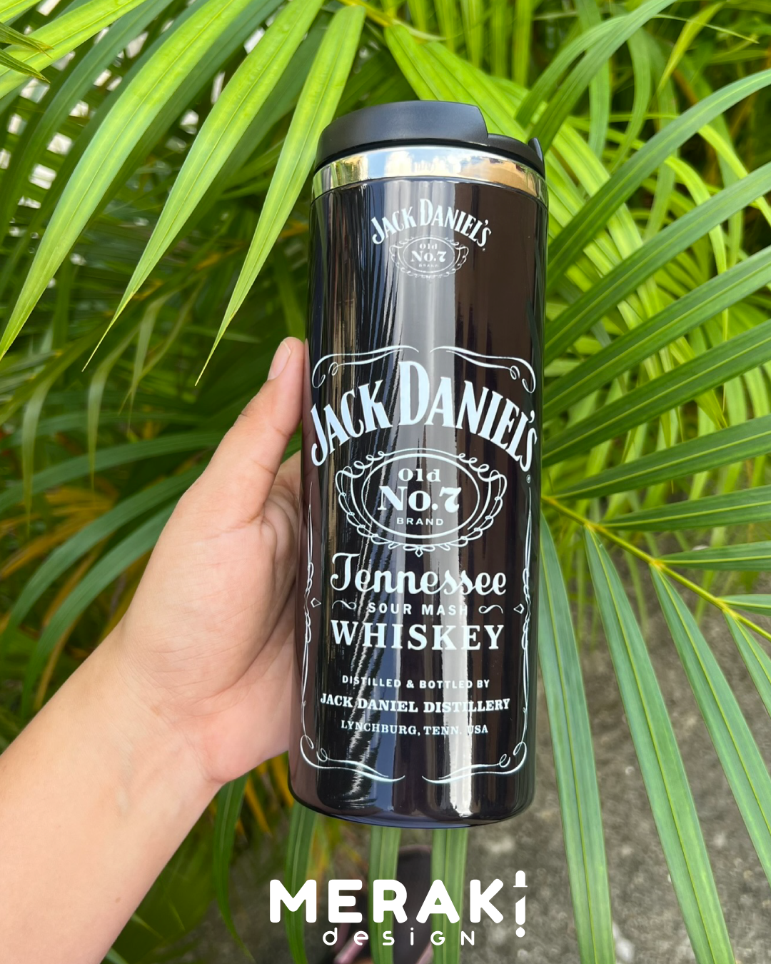 🥃 Vaso Térmico Two Layer 450ml – Diseño Exclusivo de Jack Daniel’s 🔥