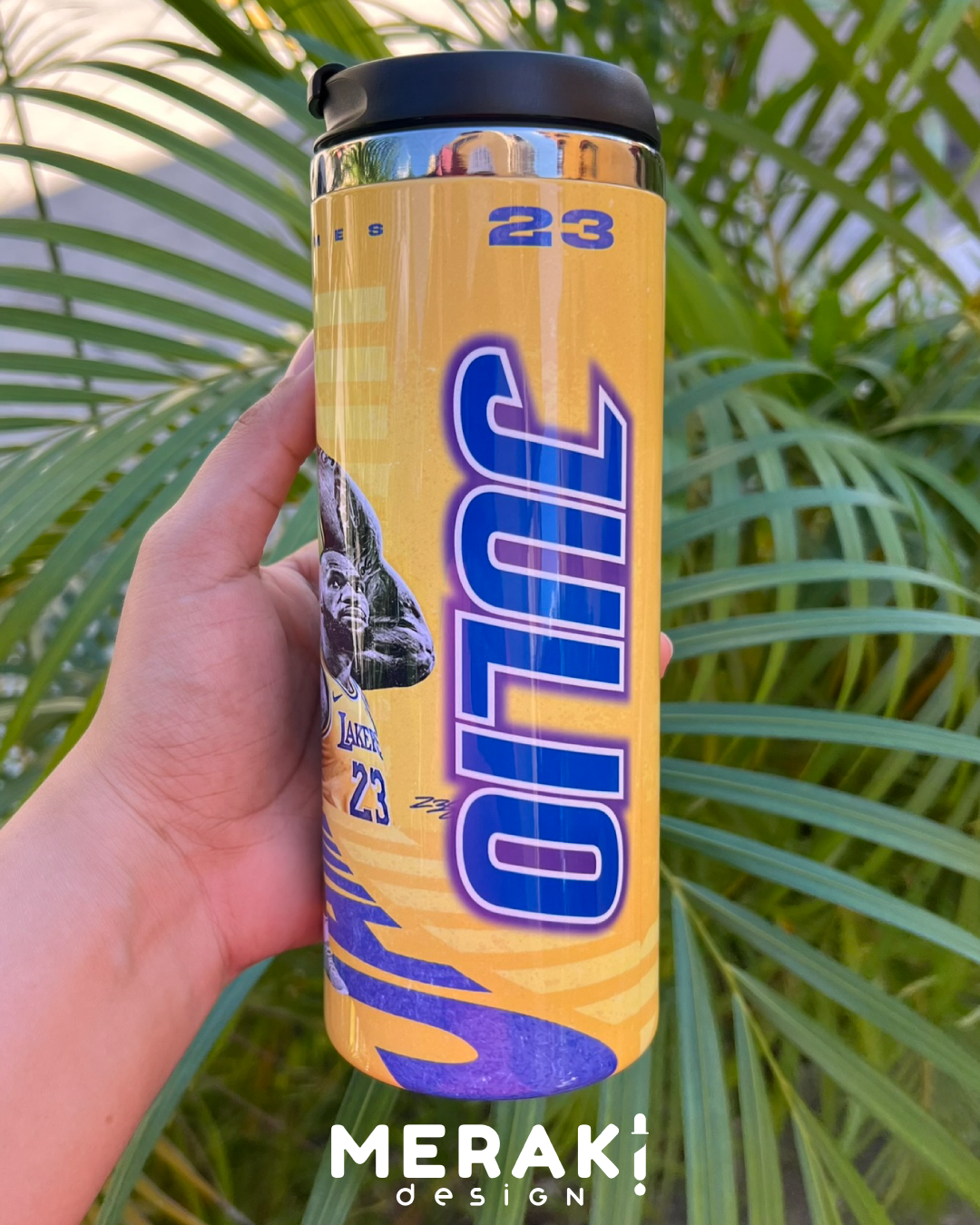 🏀🔥 Vaso Térmico Two Layer 450ml – Diseño Exclusivo de LeBron James