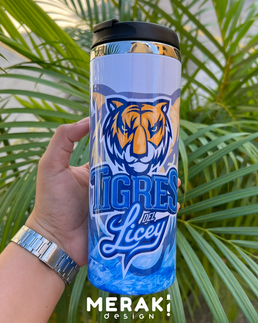 ⚾ Termo Térmico Personalizado de los Tigres del Licey 🔵🏆