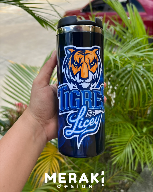 ⚾ Termo Térmico Personalizado de los Tigres del Licey 🔵🏆