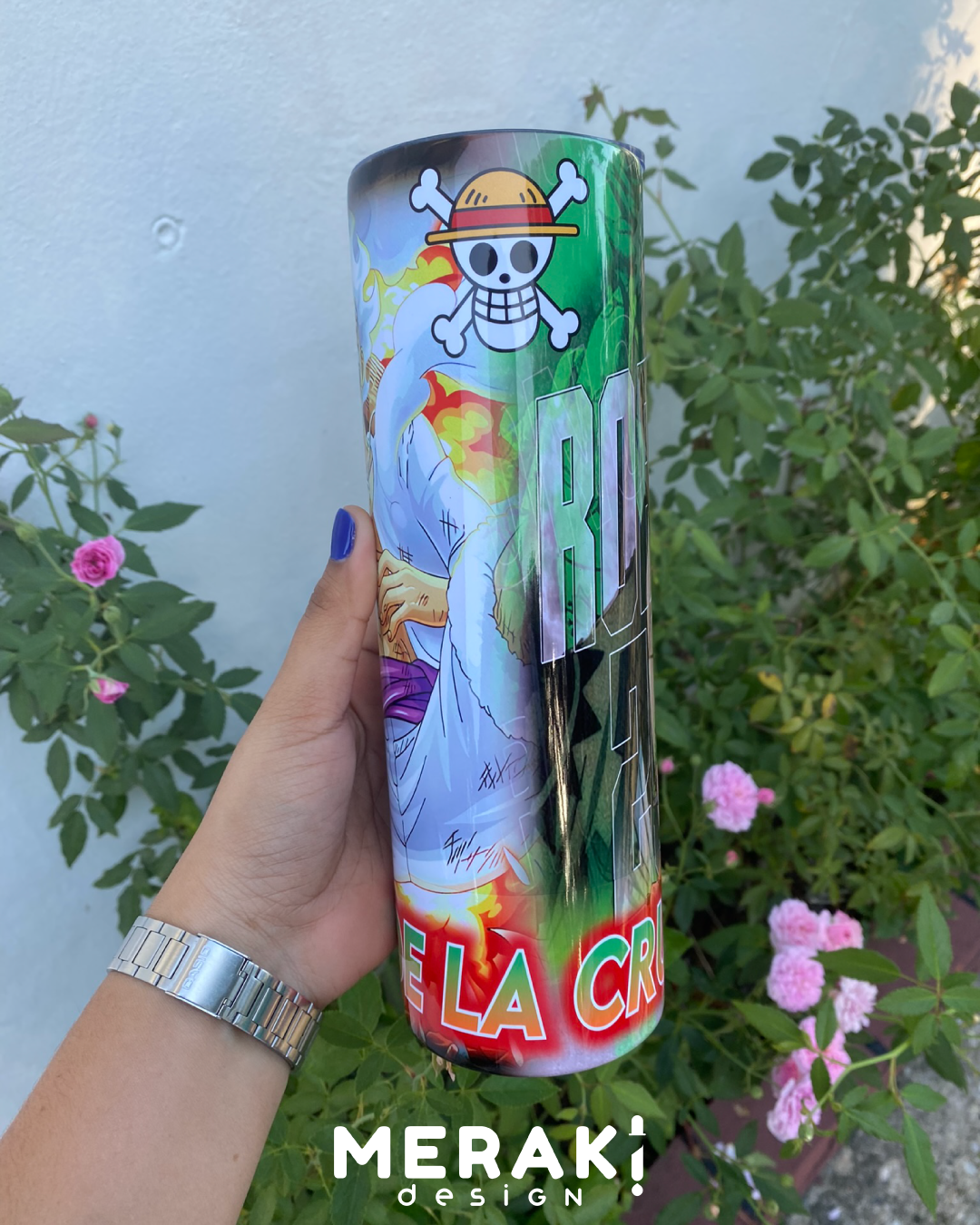 🔥 Poder, lealtad y estilo en un solo vaso 🔥 Tumbler 20oz personalizado de Luffy Gear y Zoro 🏴☠️