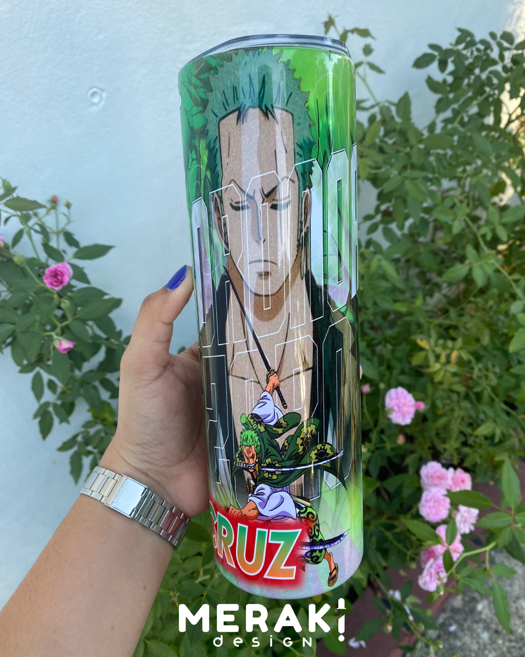 🔥 Poder, lealtad y estilo en un solo vaso 🔥 Tumbler 20oz personalizado de Luffy Gear y Zoro 🏴☠️