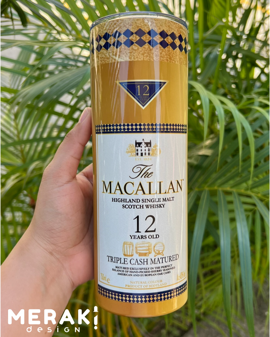 🥃 Vaso Térmico Tumblr 20oz The Macallan Triple Cask 12 Años ✨🍂