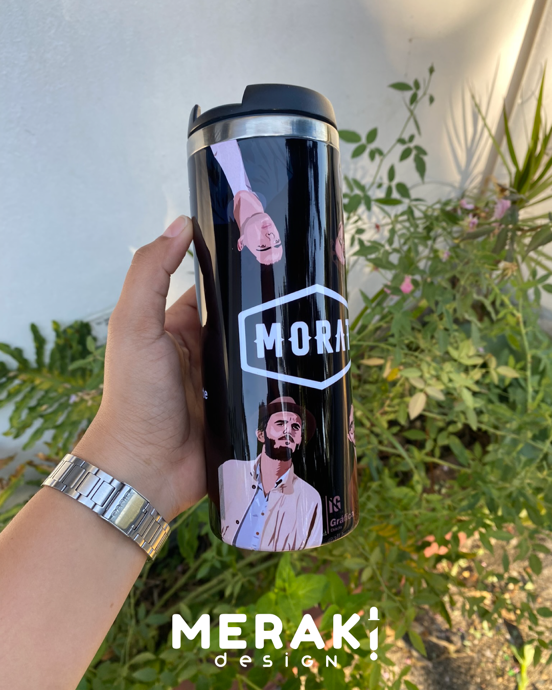 🎶✨ Vaso Térmico 450ml – Increíble Diseño de Morat ✨🎶