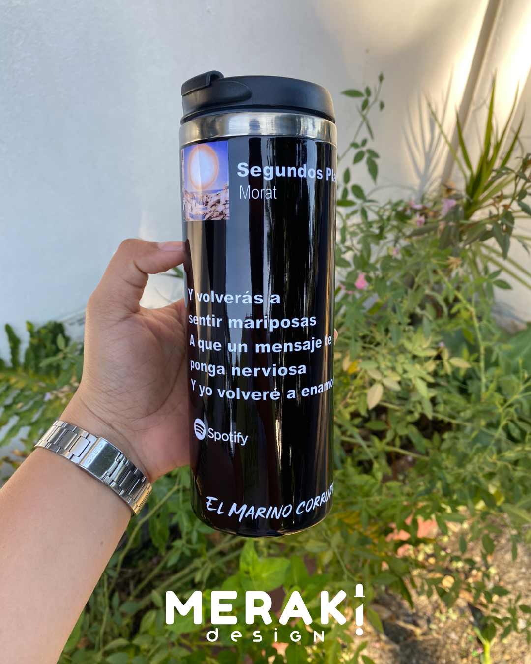 🎶✨ Vaso Térmico 450ml – Increíble Diseño de Morat ✨🎶