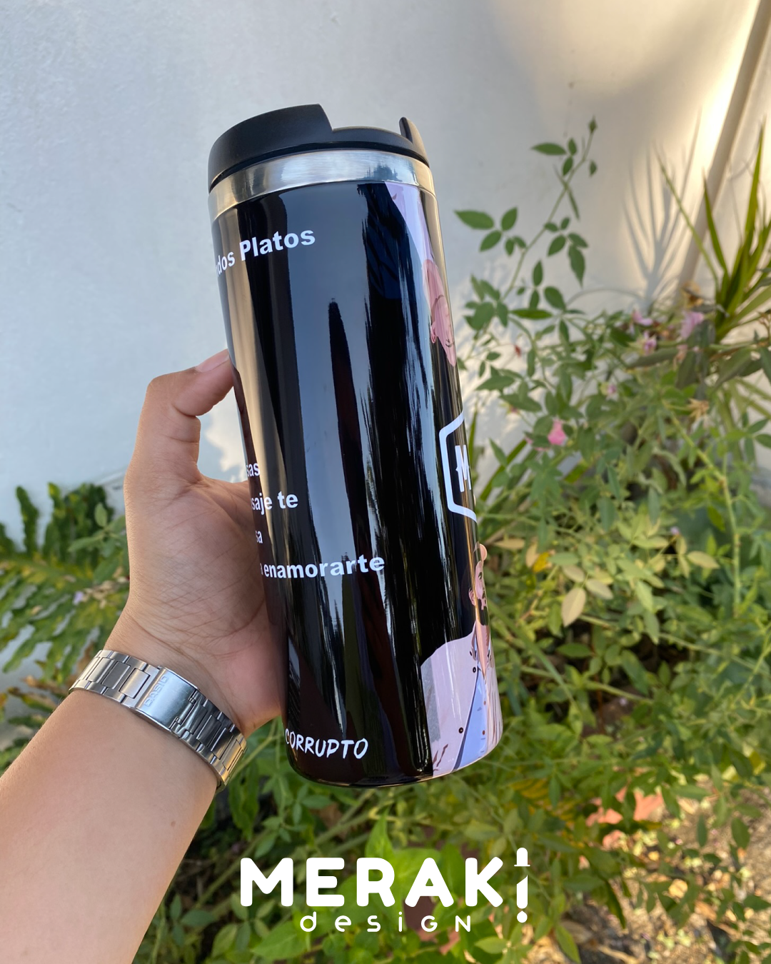 🎶✨ Vaso Térmico 450ml – Increíble Diseño de Morat ✨🎶