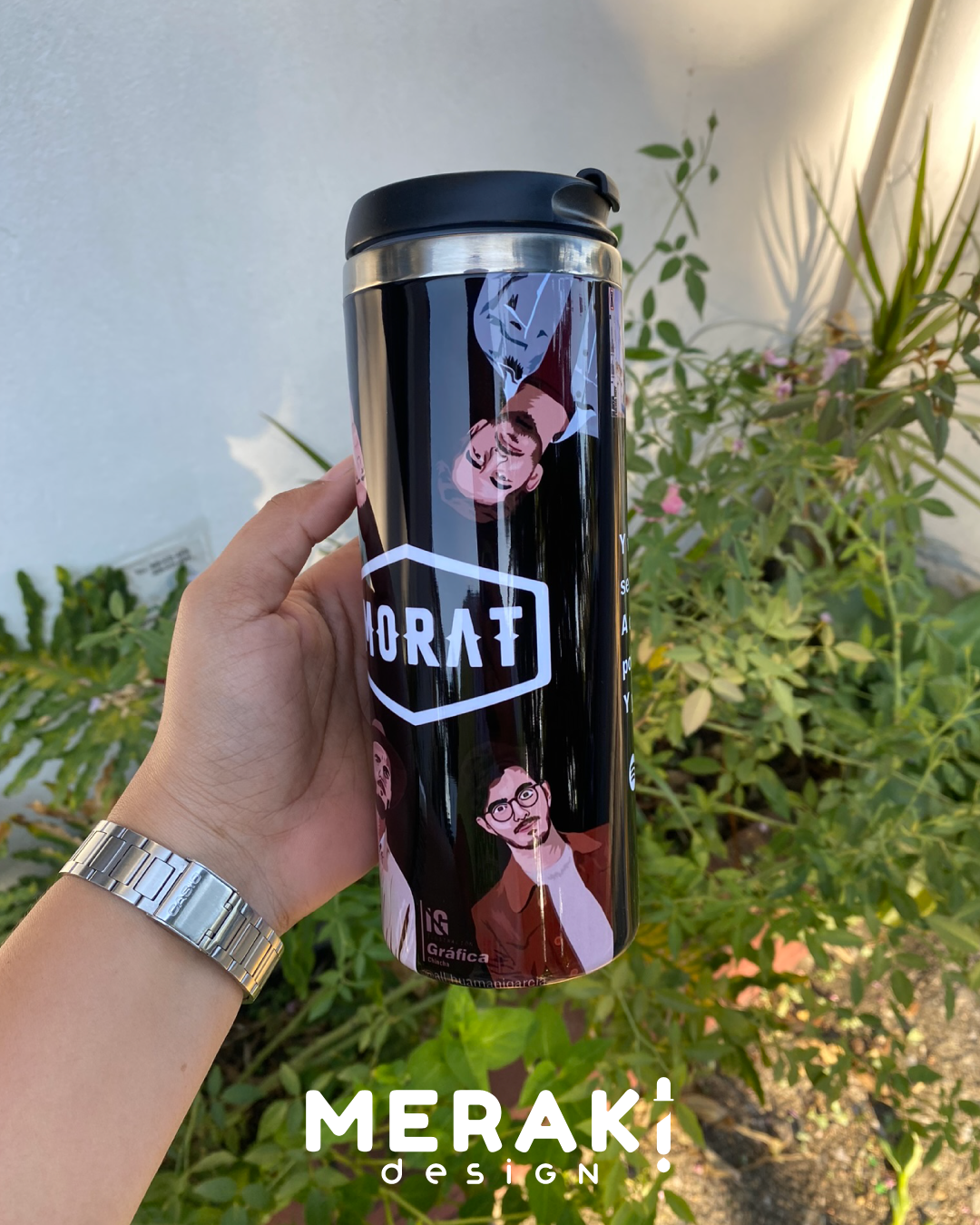 🎶✨ Vaso Térmico 450ml – Increíble Diseño de Morat ✨🎶