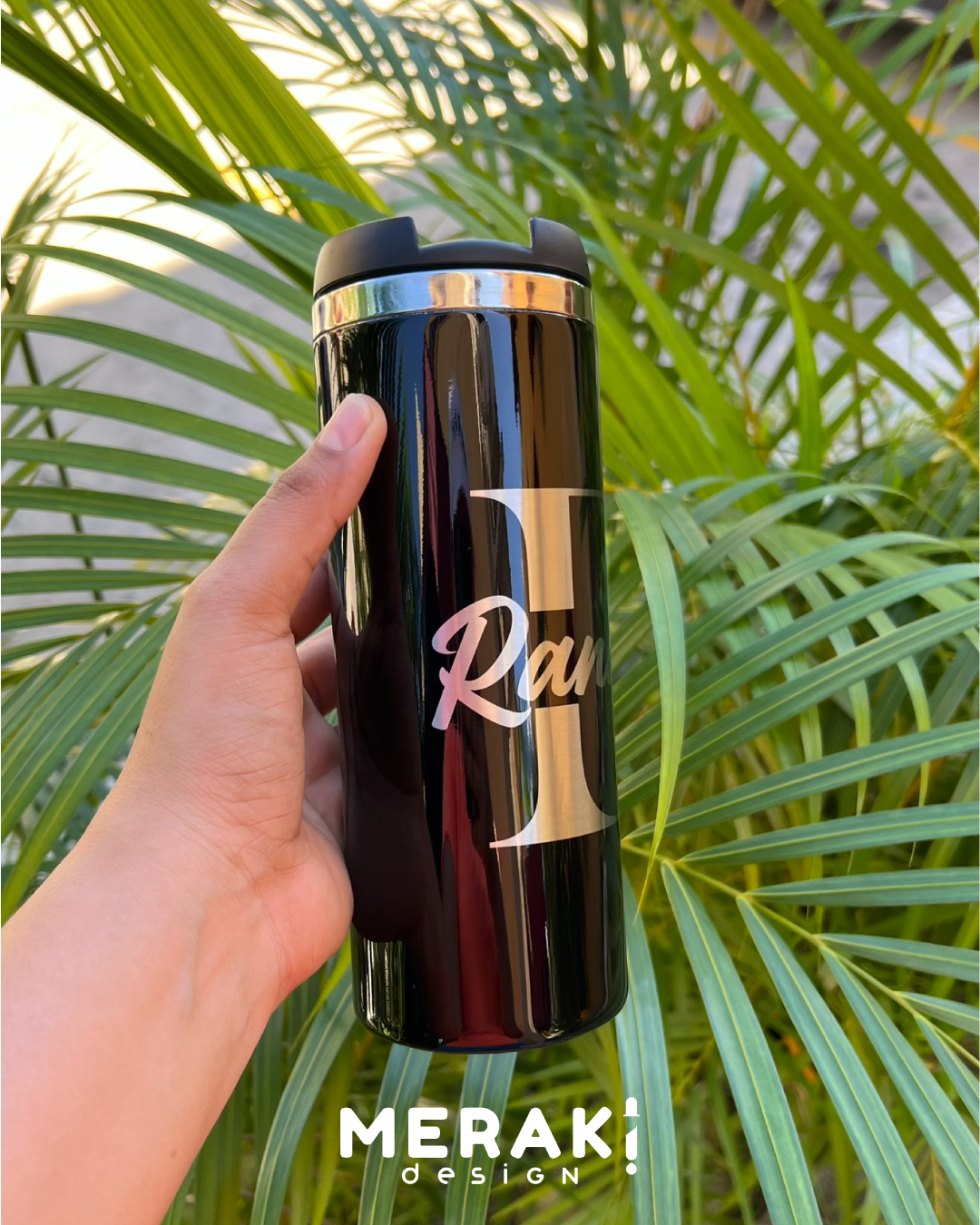 🌟 Termo Two Layer Silver 450ml - Diseño Minimalista con Nombre e Iniciales: Elegancia y Estilo Personalizado 🌟