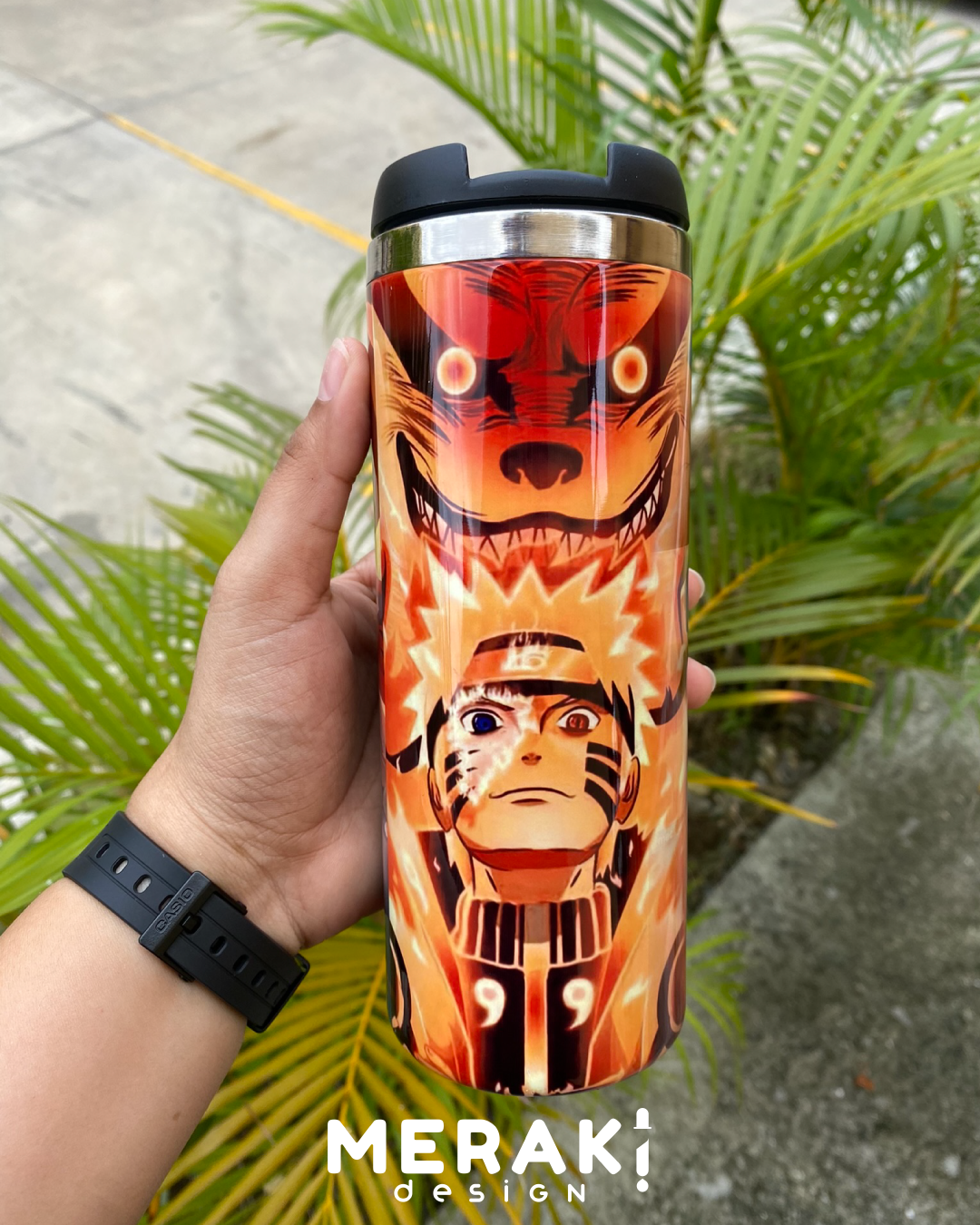 🍥🔥vaso térmico Two Layer- poderoso diseño de Naruto y Uzumaki🍥🔥