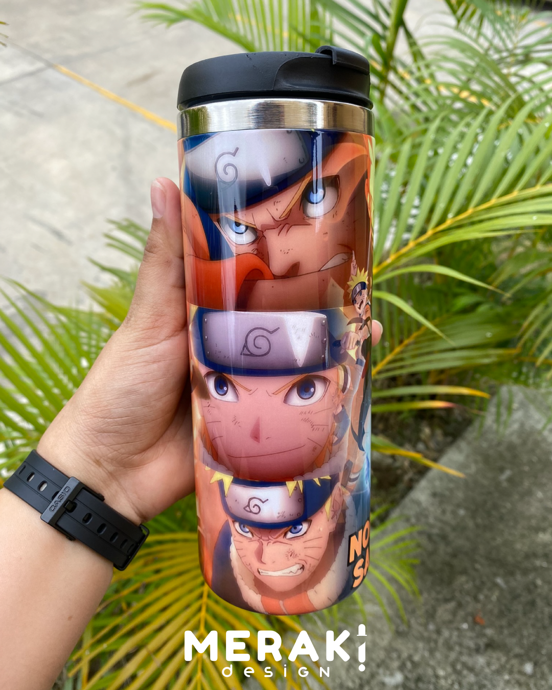 🍥🔥vaso térmico Two Layer- poderoso diseño de Naruto y Uzumaki🍥🔥