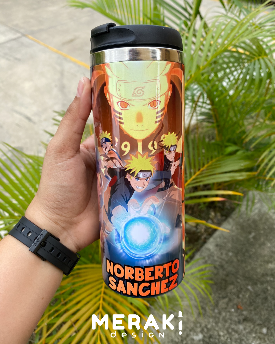 🍥🔥vaso térmico Two Layer- poderoso diseño de Naruto y Uzumaki🍥🔥