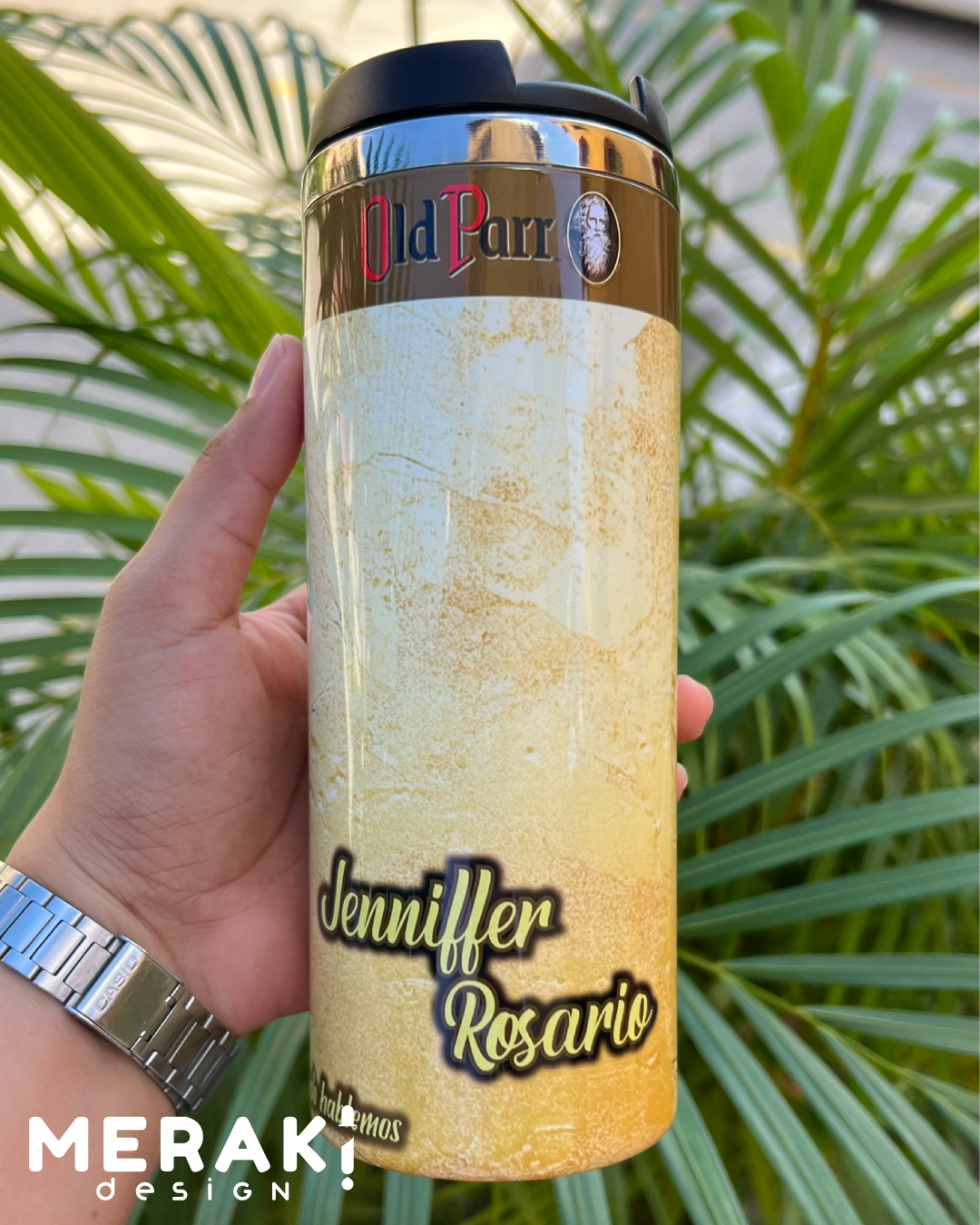 🥃 Vaso Térmico 450ml – Exclusivo Diseño de Old Parr ✨🔥