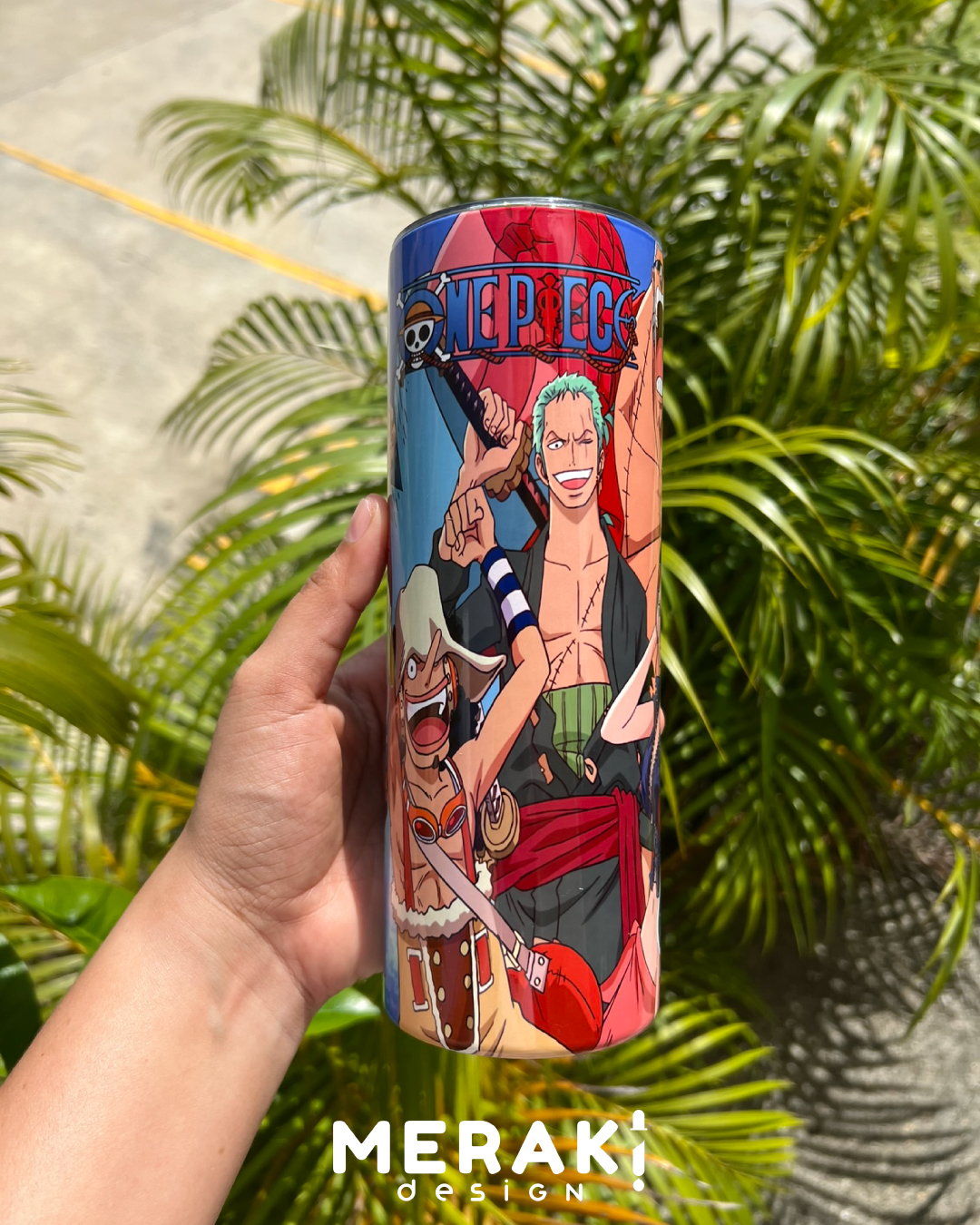☠️ Vaso Térmico Tumblr 20oz – Diseño Épico de One Piece ☠️