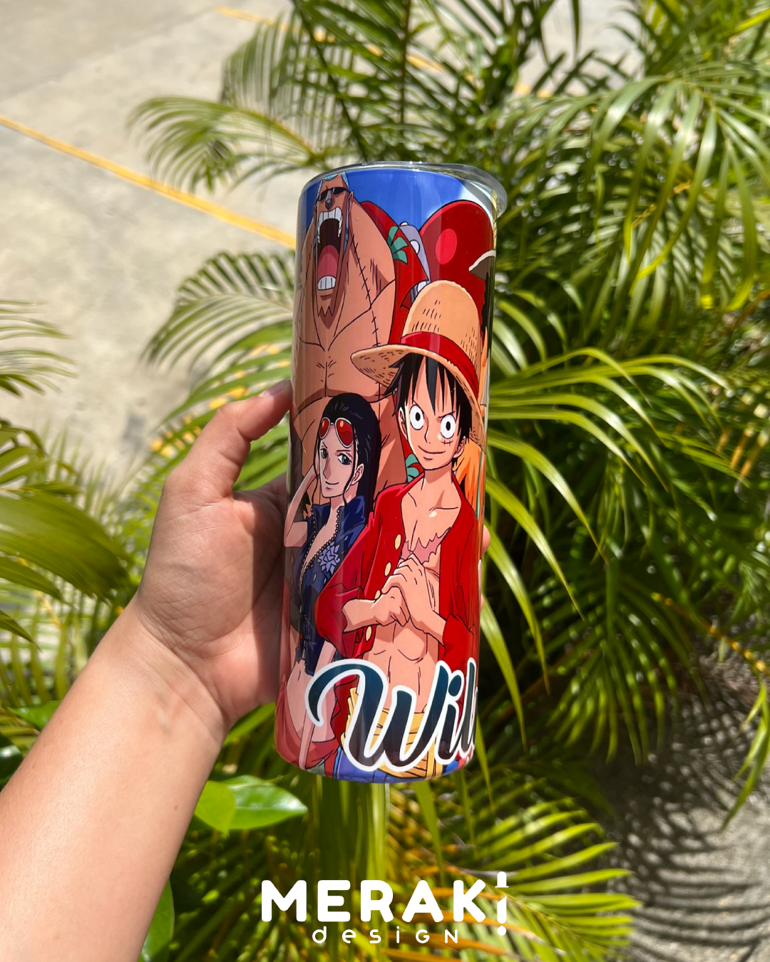 ☠️ Vaso Térmico Tumblr 20oz – Diseño Épico de One Piece ☠️