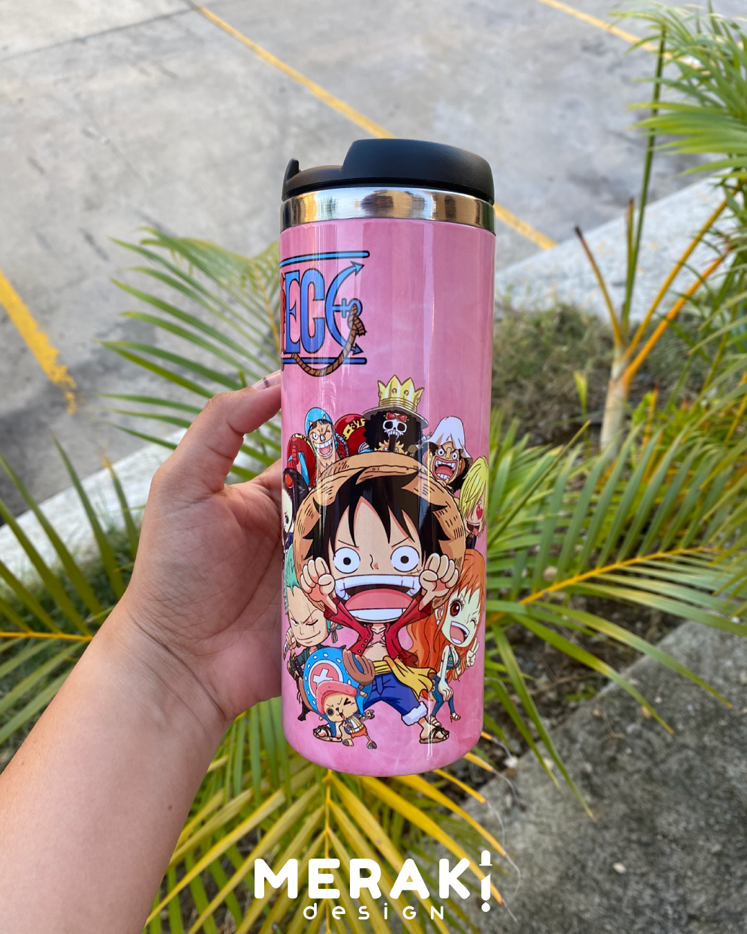 🏴‍☠️✨ Vaso Térmico Two Layer 450ml personalizado de One Piece ✨🏴‍☠️