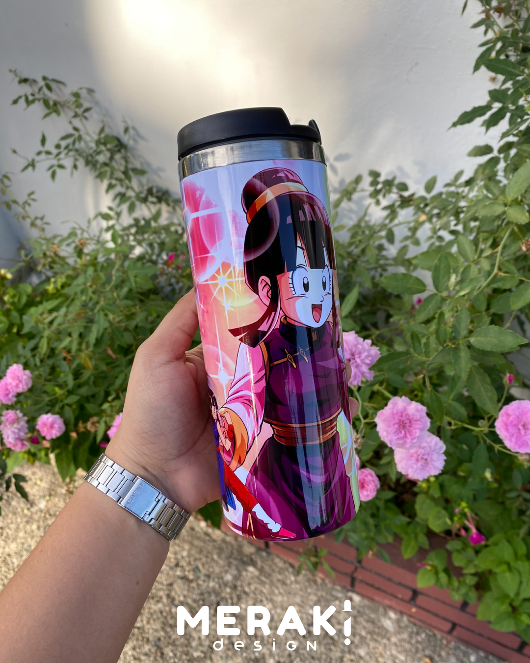 💥✨ Vaso térmico Two Layer de 450ml-Pín personaje de Dragon Ball Z💥✨