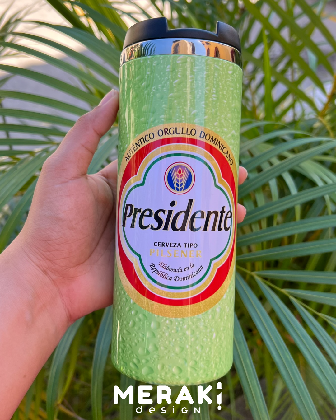 🍺 Vaso Térmico Two Layer 450ml – Diseño Exclusivo Cerveza Presidente