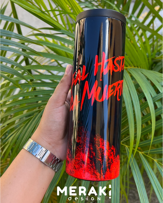 🔥 Vaso Térmico 20oz – Diseño Exclusivo "Real Hasta La Muerte" 🔥