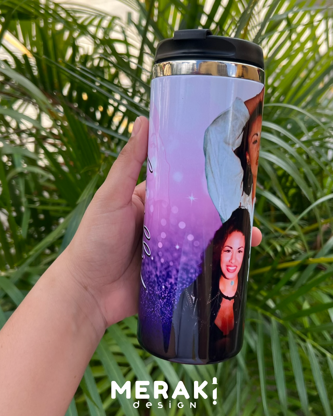 💜 Vaso Térmico Personalizado – Selena Quintanilla