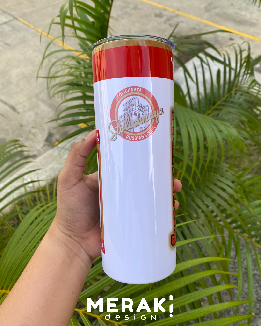 🍸🔥 Vaso Térmico Tumblr de 20oz- de Stolichnaya 🍸🔥