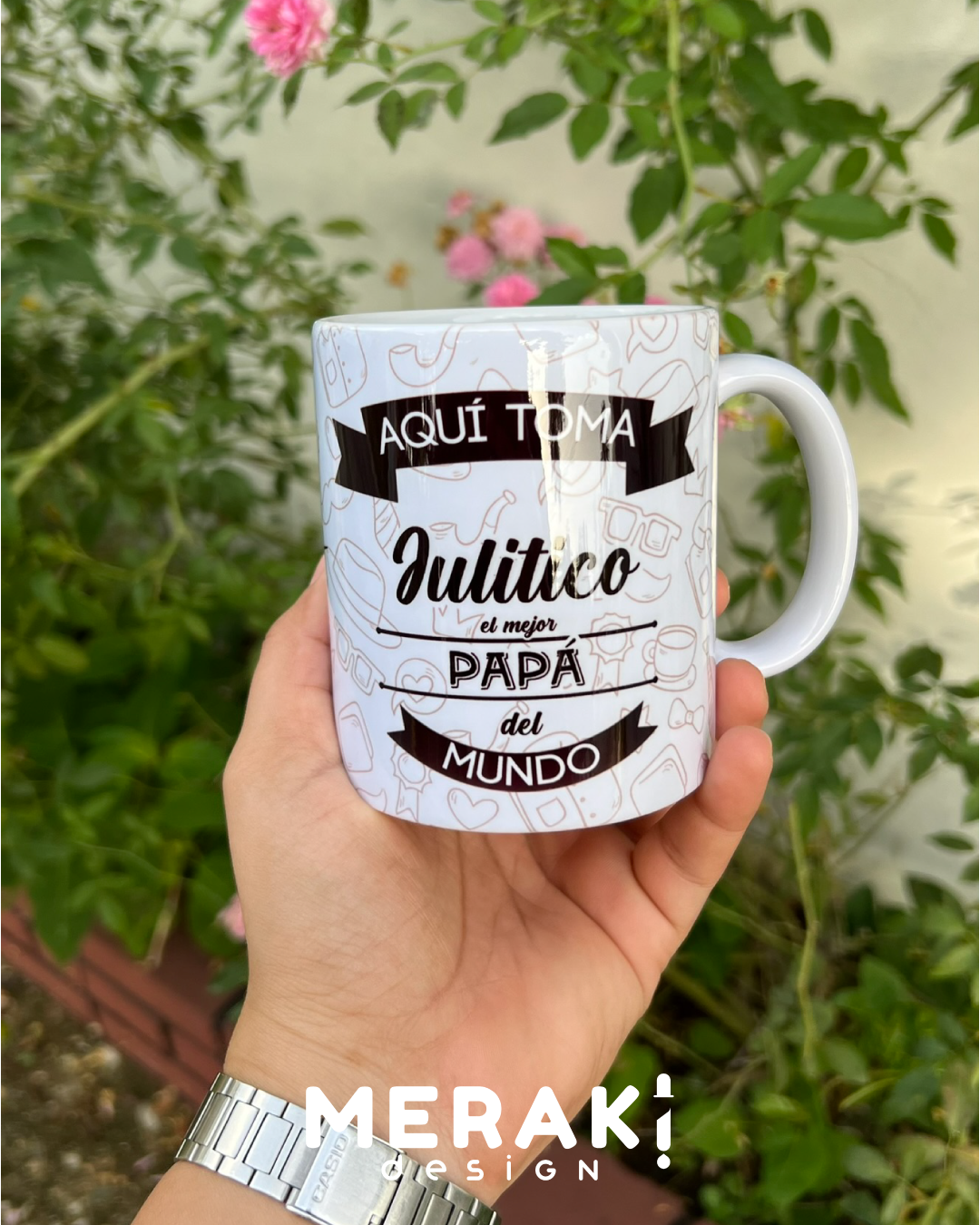 👨‍👧‍👦 Taza Personalizada para Papá ✨