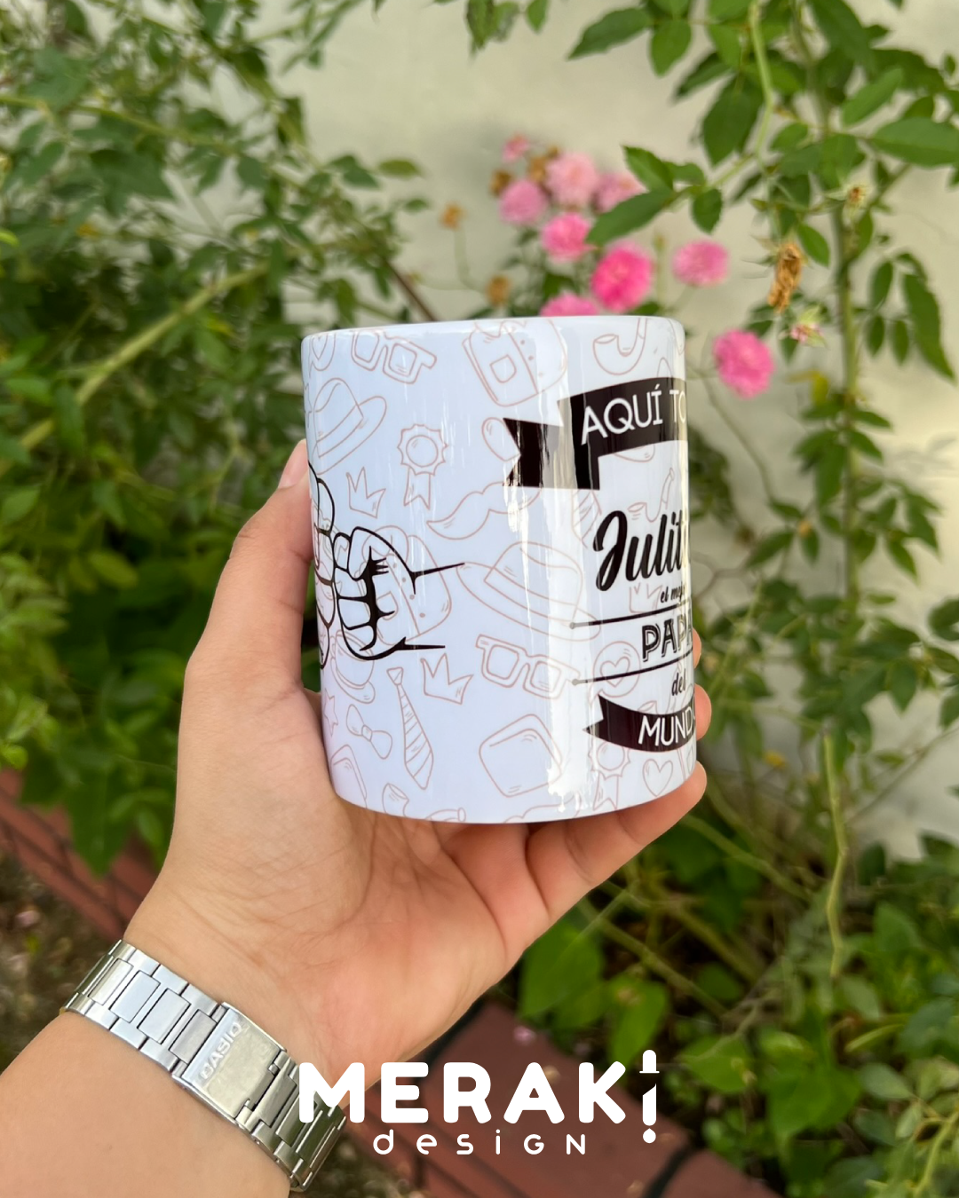 👨‍👧‍👦 Taza Personalizada para Papá ✨