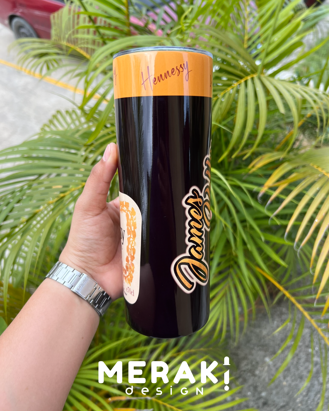 🥃🔥 Tumbler 20oz Personalizado – Diseño Exclusivo de Hennessy