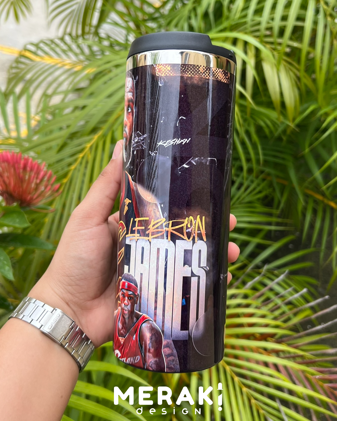 🏀🔥 Vaso Térmico Two Layer 450ml – Diseño Exclusivo de LeBron James