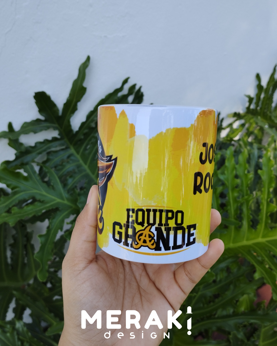 🏆☕ Taza Personalizada de las Águilas Cibaeñas 🟡⚫