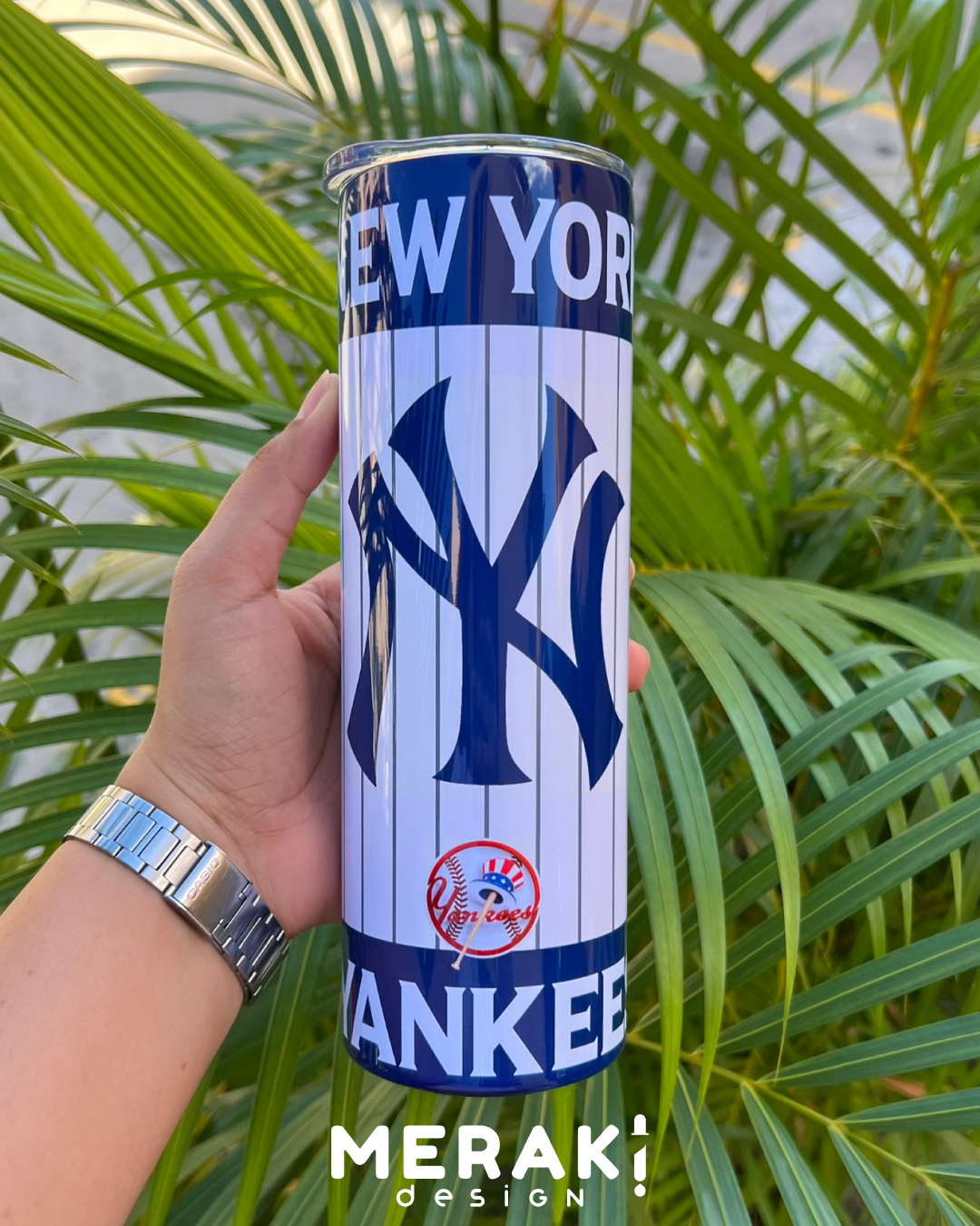 ⚾ Vaso Térmico Tumblr 20oz – Diseño Exclusivo de los New York Yankees 🔥