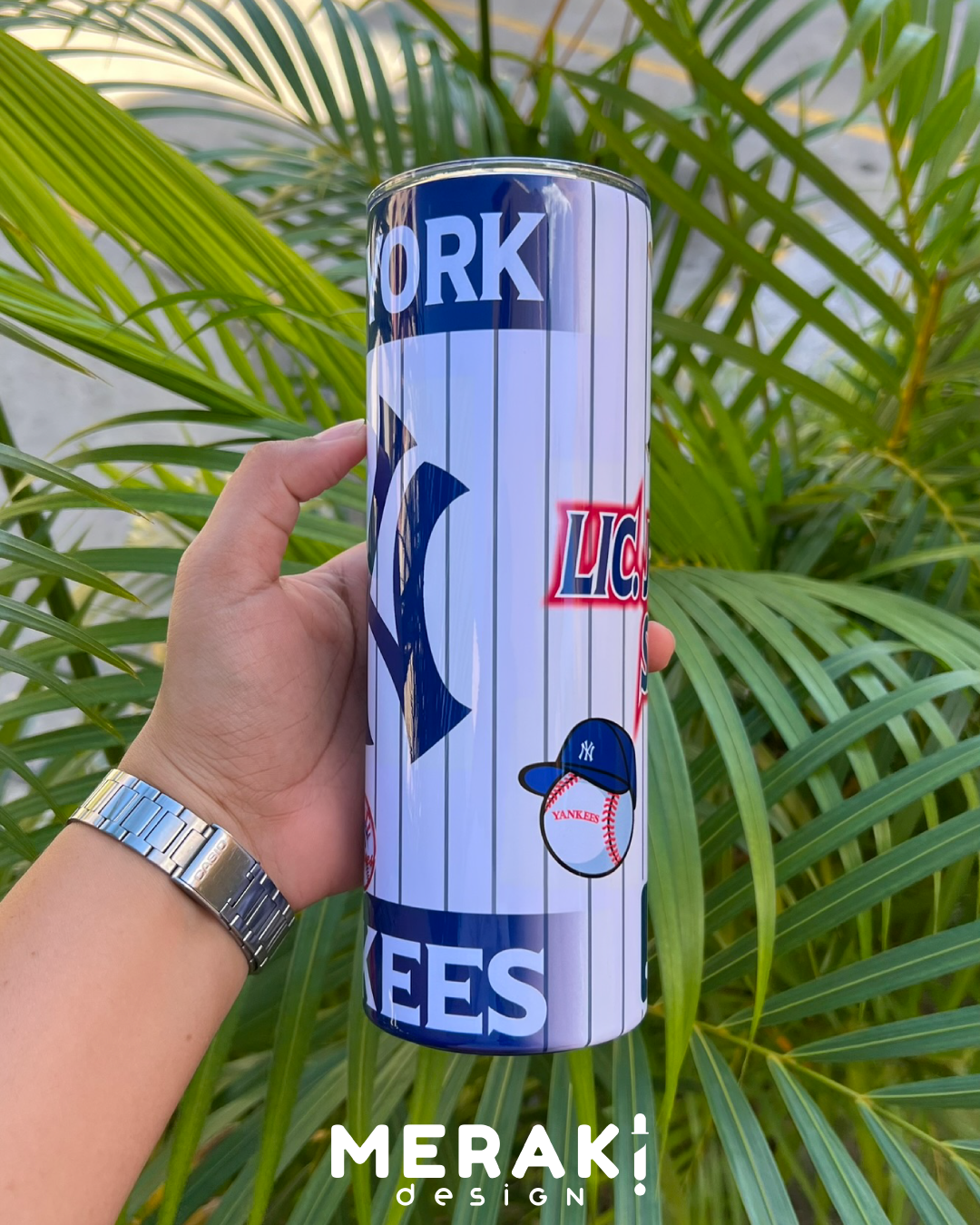 ⚾ Vaso Térmico Tumblr 20oz – Diseño Exclusivo de los New York Yankees 🔥