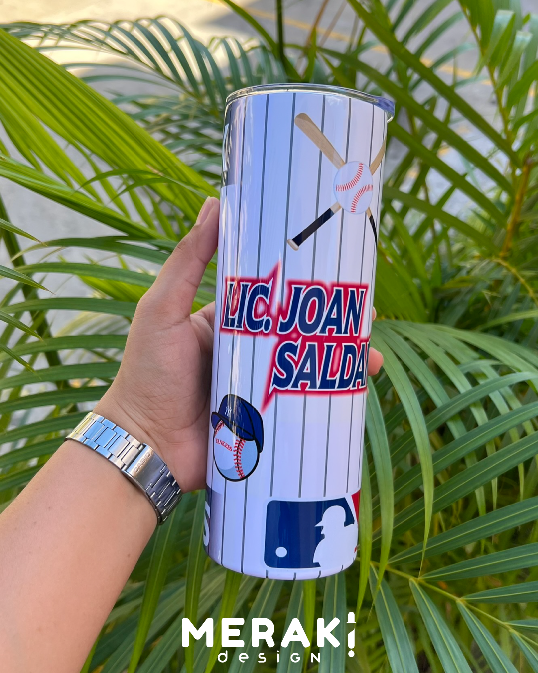 ⚾ Vaso Térmico Tumblr 20oz – Diseño Exclusivo de los New York Yankees 🔥
