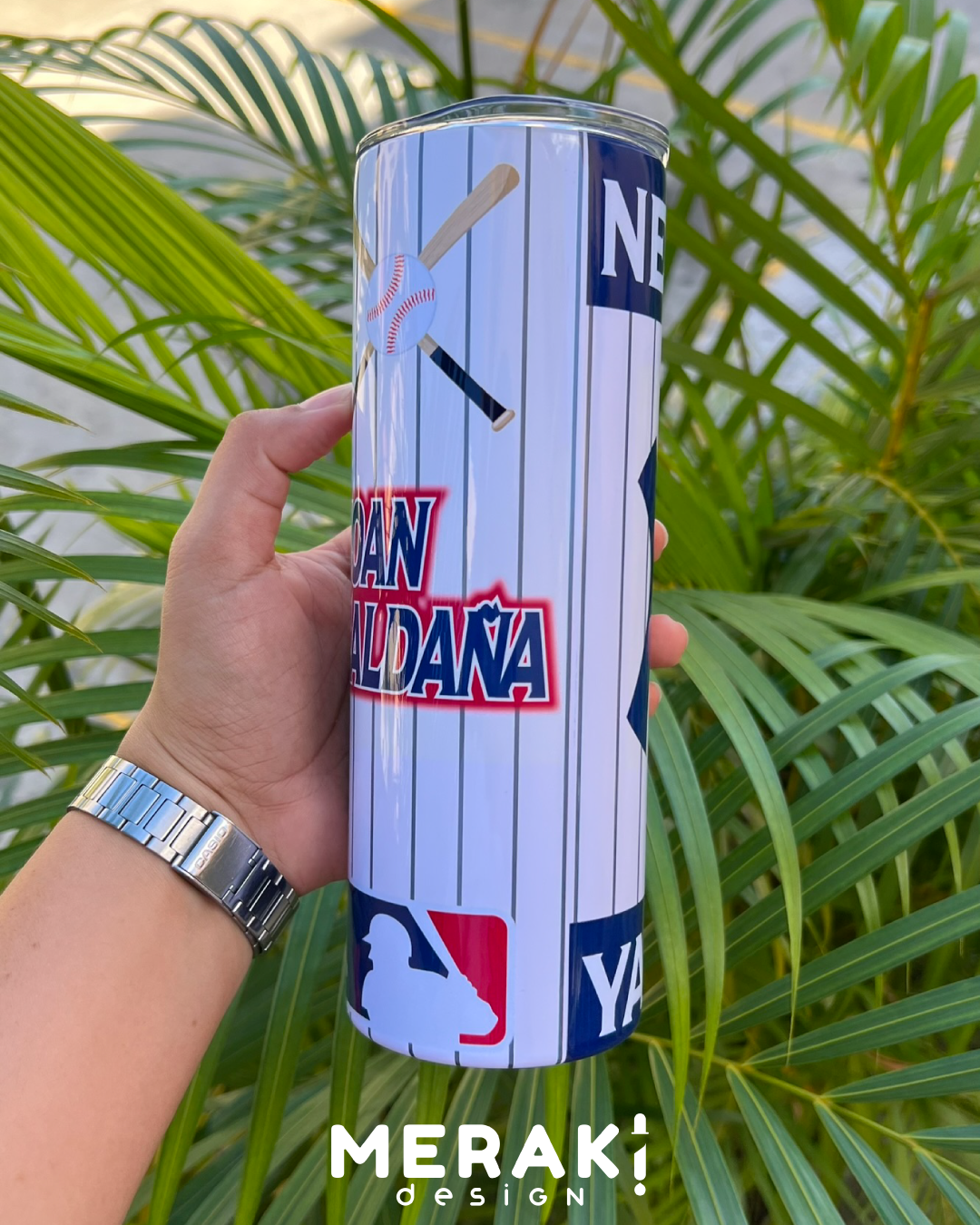 ⚾ Vaso Térmico Tumblr 20oz – Diseño Exclusivo de los New York Yankees 🔥