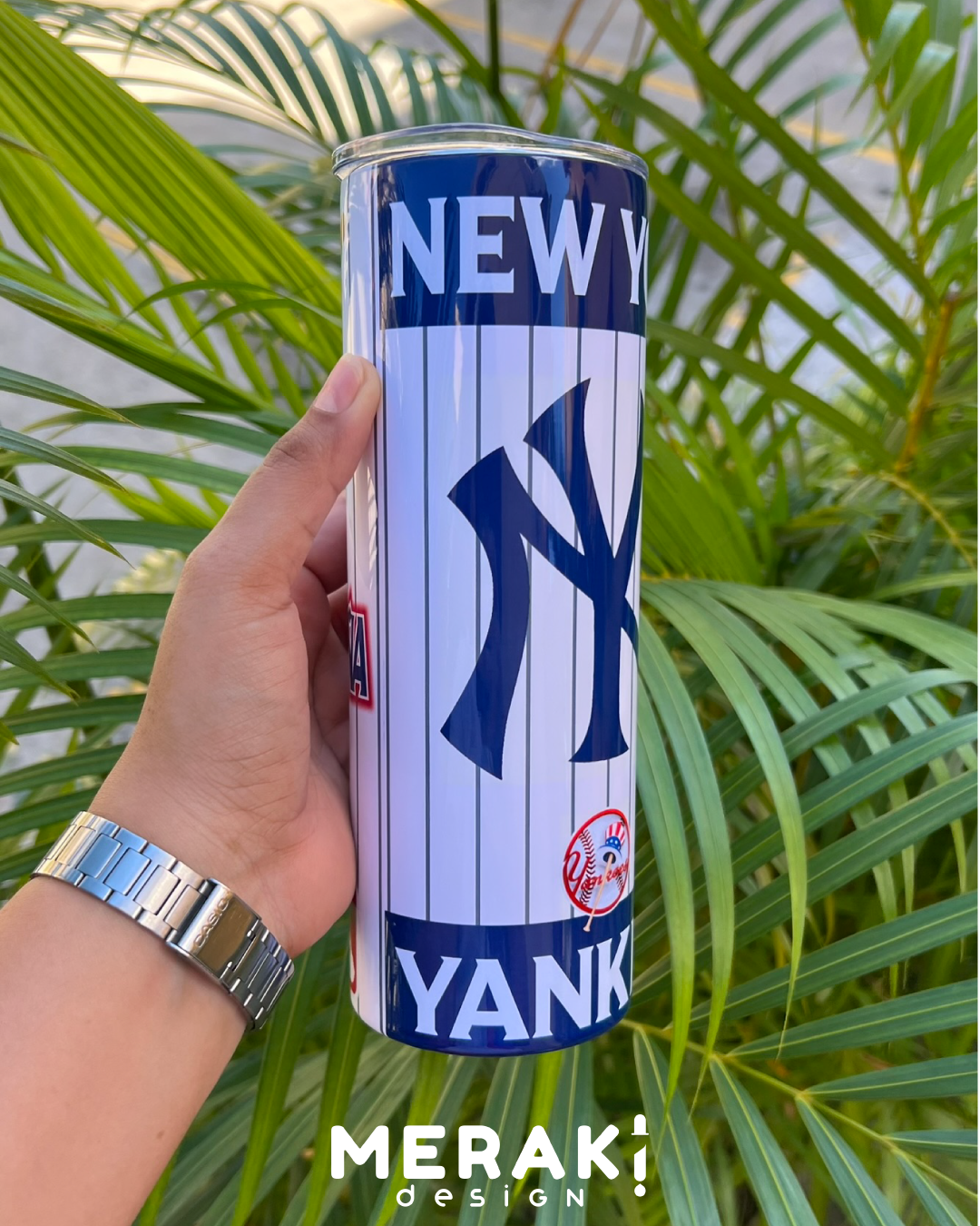 ⚾ Vaso Térmico Tumblr 20oz – Diseño Exclusivo de los New York Yankees 🔥
